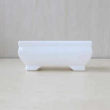 Pot de fleurs rectangulaire en