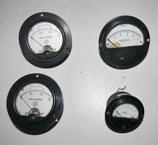 Lot de 4 milliampèremètres