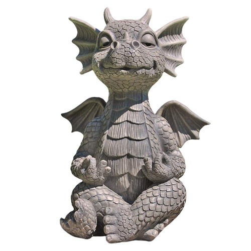 Statue dragon résine - dragon,