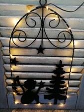 Fenêtre LED ange décoration