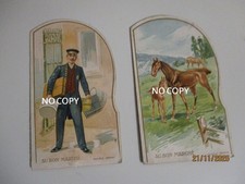 2 Chromos à système  AU BON