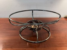 STUNNING SILVER METAL REVERSIBLE FLAT HEATER FOR RESTAURANT COTTAGE...SILVERWARE