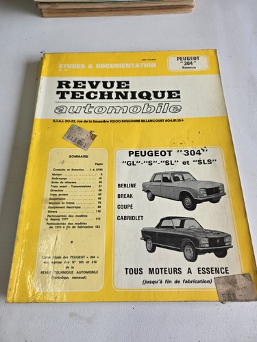 Revue technique automobile - revue,