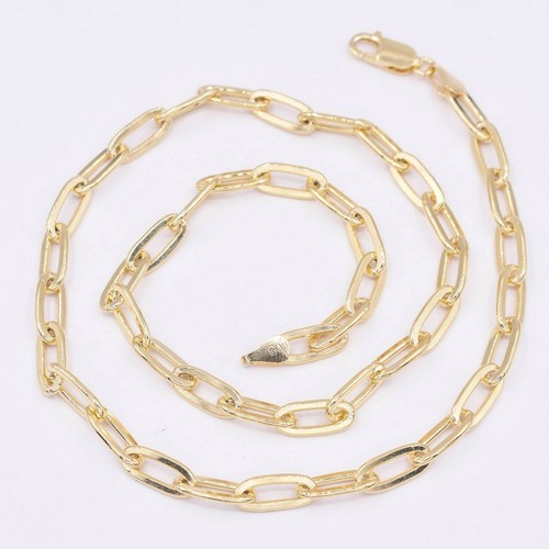 4mm trombone chaîne collier - trombone,