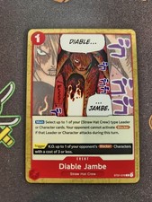 EXACT CARD PICTURED Diable Jambe ST01-016 One Piece TCG Straw Hat Deck Eng Non-F