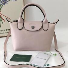 Longchamp Le Pliage Cuir XS Mini Leather Shoulder Bag Pink Outlet NEW #JAB