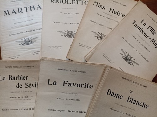 Anciennes partitions de - 7,