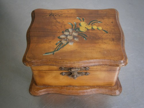 Petite boite coffret 1900 bois - petite,