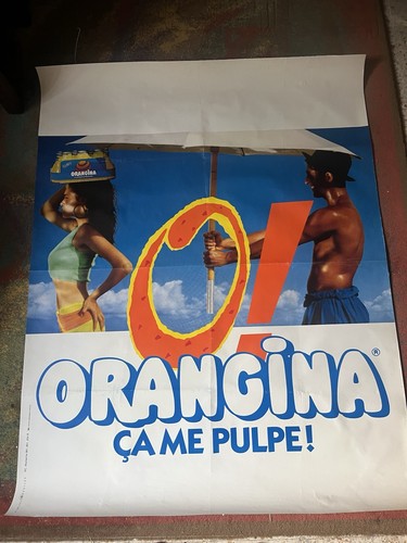 Affiche ancienne orangina - orangina, ca
