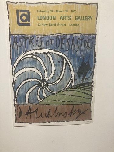 Pierre alechinsky lithograph - alechinsky,