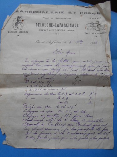 Vieux papiers delouche - :,