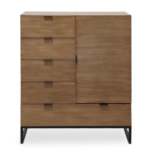 Buffet tiroirs 1 porte - &,