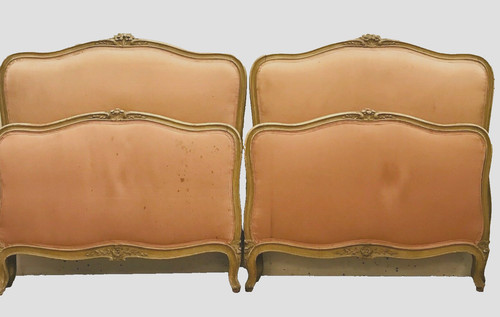 Paire lits louis xv - paire,