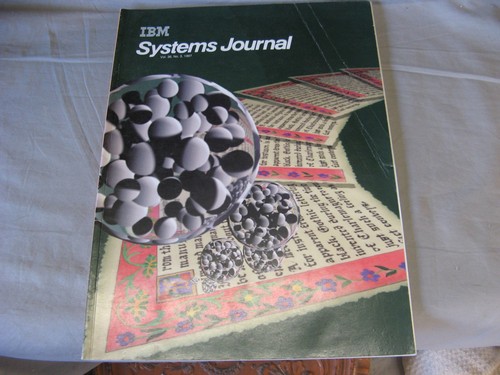 Ibm systems journal - ibm, 36