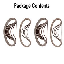 25 pièces ponceuse bande de ponçage bricolage bois polissage métal meulage bo