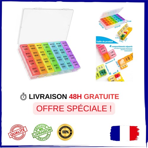 Pilulier semainier jours 28 - pilulier,