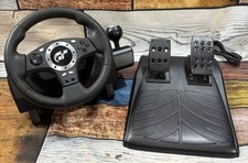 Sony PlayStation 2 & 3 Logitech Driving Force Pro Force Steering Wheel ⚠️NO CORD