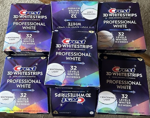 Boxes crest whitestrips - 7, 3d