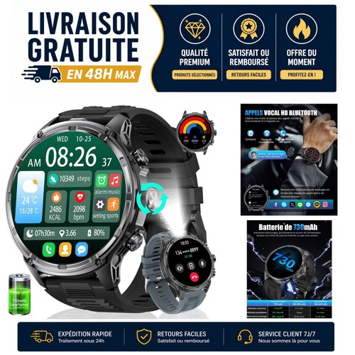 Montre connectée homme - connectée,