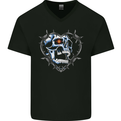 Shirt coton col en v - en,
