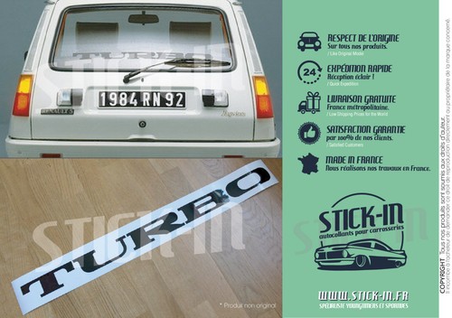 Autocollant turbo alpine - turbo,