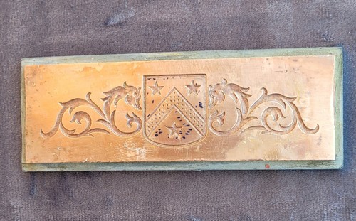 Ancienne matrice cuivre xix - ancienne,