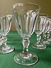 Lot de 10 verres en cristal