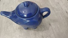 Beautiful blue elephant shape teapot VFI 