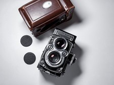 Rolleiflex 3.5F Xenotar 120 Film Camera + Étui, Parasoleil - Working, Read Kit