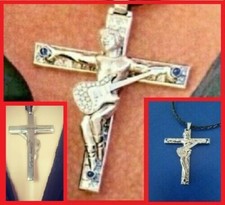 La Croix Guitare de Johnny Hallyday, Date gravée+ Cordon offert! Acier 316 L!!