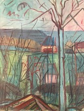 Peinture Abstraite Huile Sur