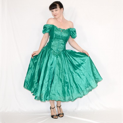 Emiliana robe satin vintage - robe,