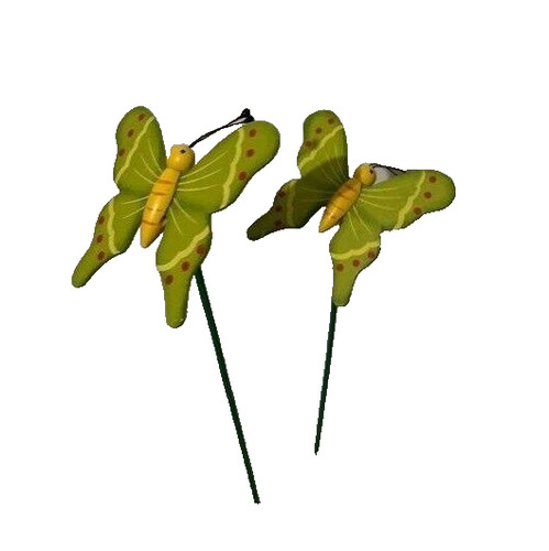 Pique décoration papillon - , x2