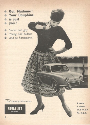 Auto renault dauphine 1958 - auto,