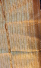 Bianchini-Ferier 34" X  21" UNUSED Gold Lame Textile Fabric