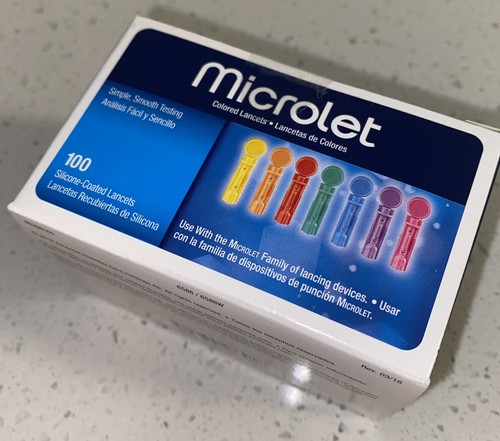 Microlet colored 100 - colored, silicone