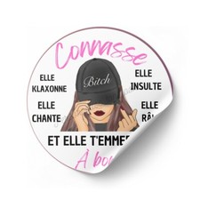 Stickers Pour Voiture Connasse