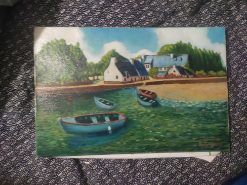 Ancien tableau huile sur - ancien,
