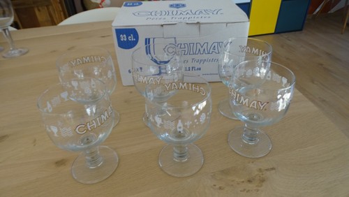 Neuf lot verres chimay - verres,