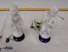 2 figurines chérubins en