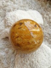 Handmade Natural Fossilized Wood Decorative Ball (784 gr) - MADAGASCAR 