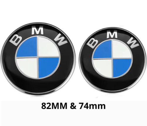 Bmw logo capot coffre - 2x,