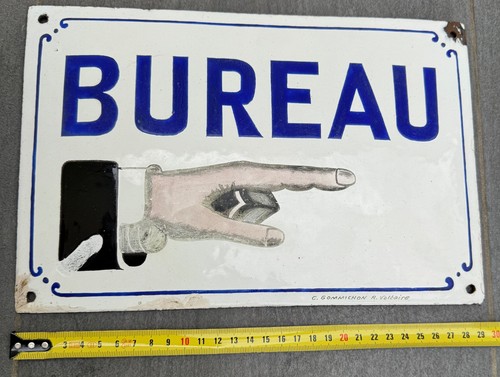 Ancienne plaque émaillée