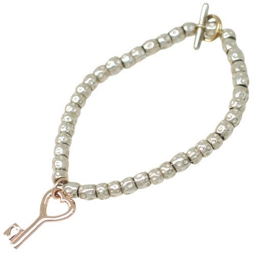 Bracelet perles argent - bracelet,