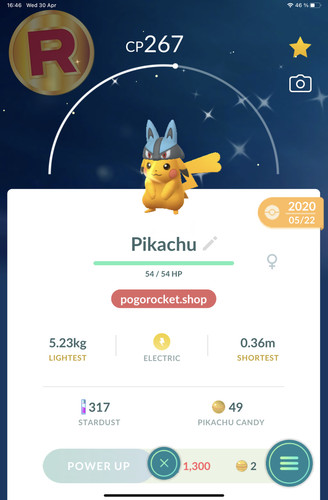 Shiny pikachu lucario - shiny, hat