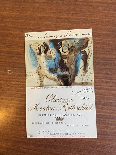 Etiquette château mouton - château,