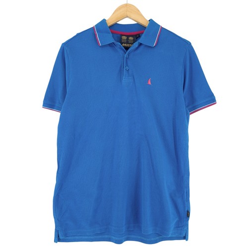 Musto polo vintage homme bleu - polo,