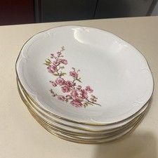 8 assiettes gien modele fleurs