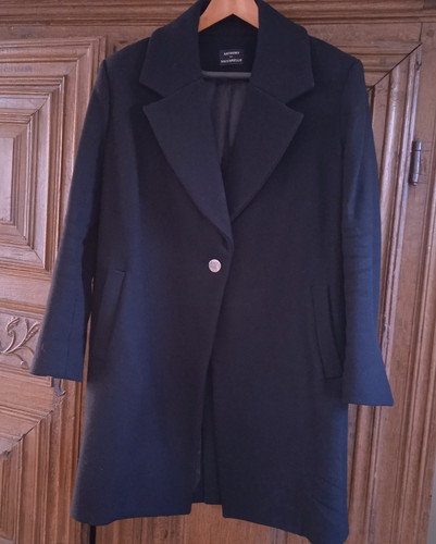 Manteau noir anthony - manteau,