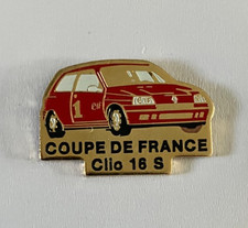 44 - Pin's AUTOMOBILE RENAULT CLIO 16 S COUPE DE FRANCE